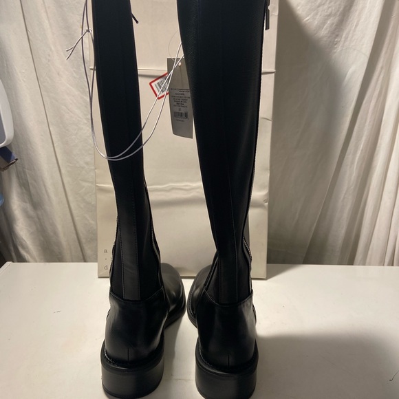 Anewday black kneehigh boots with zip up side, memory foam various sizes all NWT - Picture 3 of 6